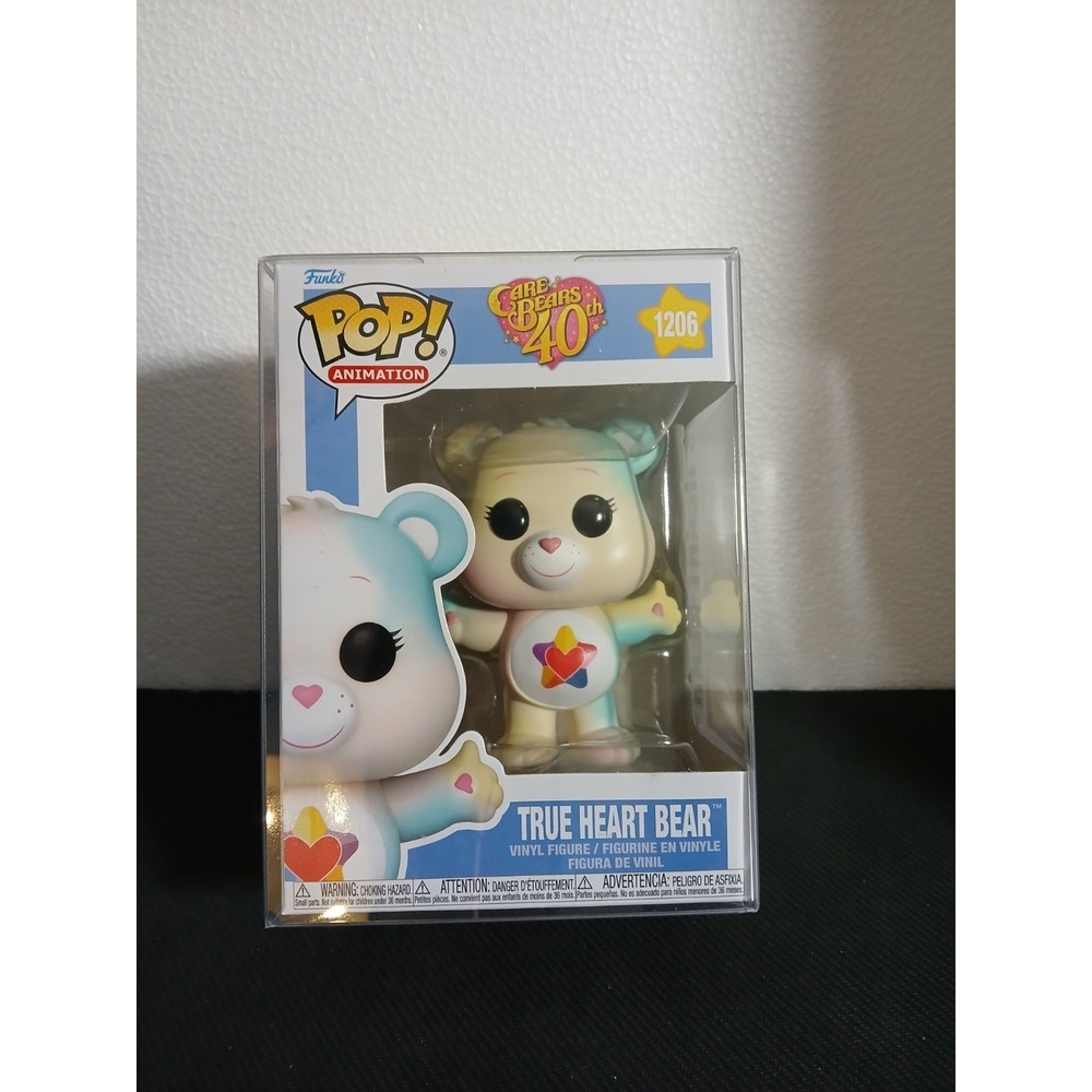 Funko Pop! Vinyl Care Bears True Heart Bear #1206 40th Anniversary Figure